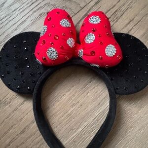 Custom Rhinestone Mouse Ears Headband